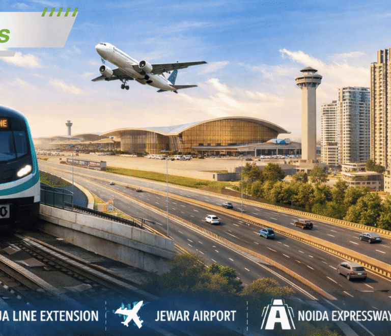 New Metro Corridor + Upcoming Jewar Airport: Can Infra Boost Make Noida–Greater Noida NCR’s Preferred Real Estate Hub?