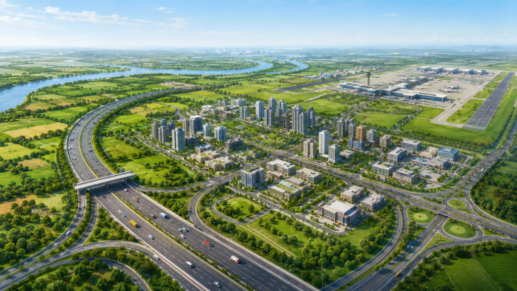 New Noida Connectivity: Airport and Ganga Expressway Link