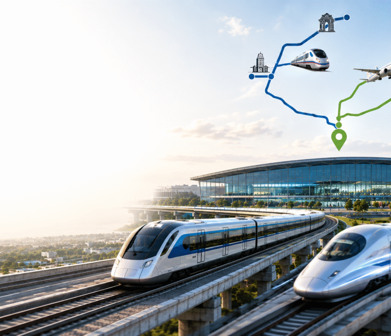 Namo Bharat & Bullet Train Links Planned for Noida Airport