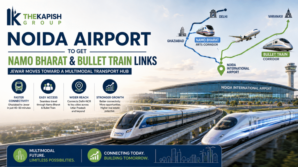 Namo Bharat & Bullet Train Links Planned for Noida Airport