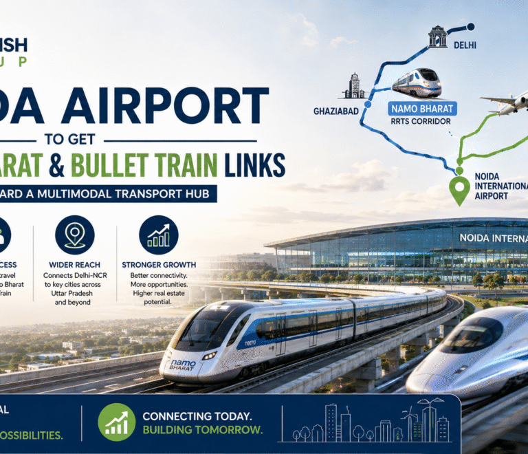 Namo Bharat & Bullet Train Links Planned for Noida Airport